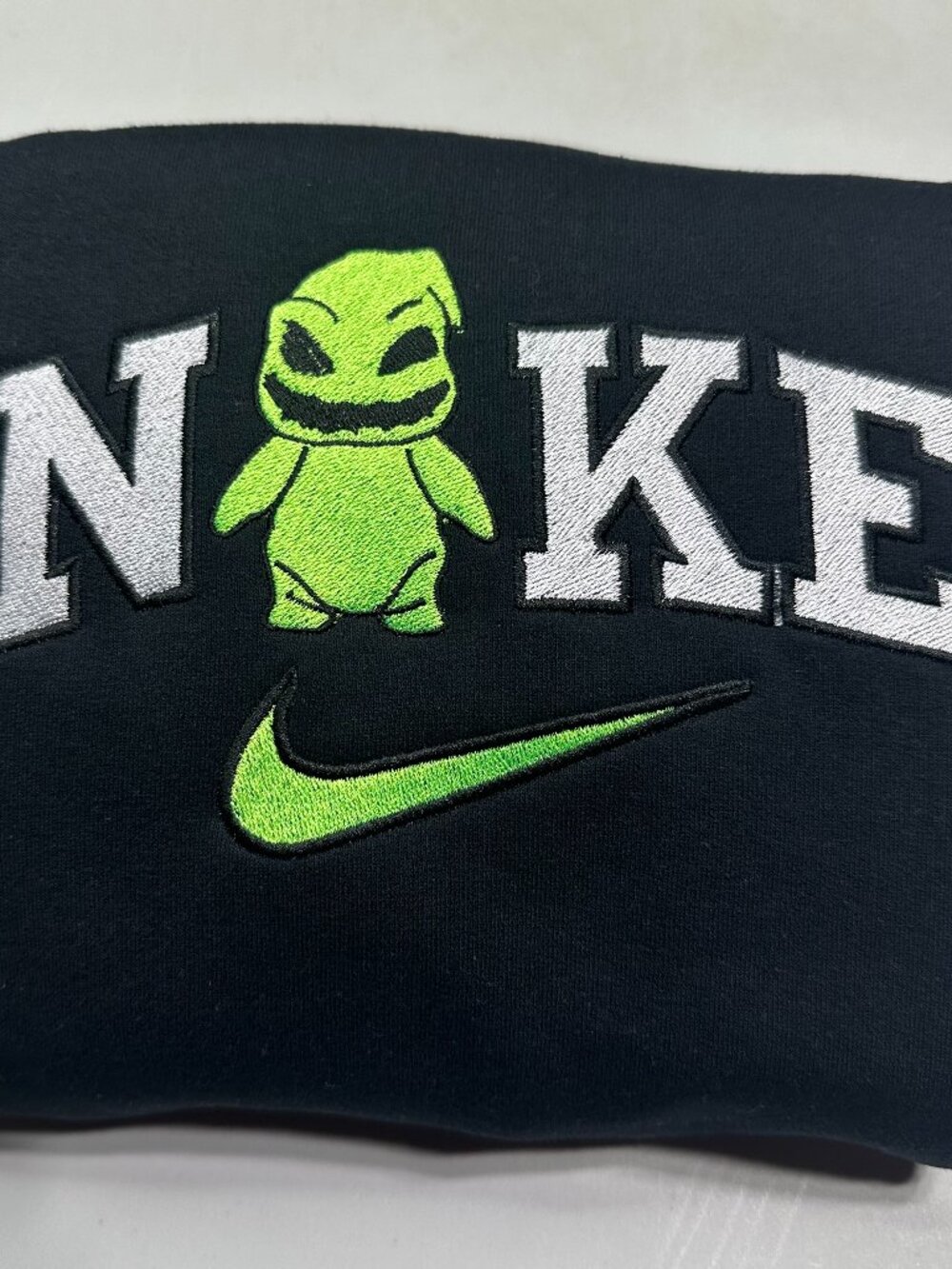 Nike Oogey Boogie Sweatshirt TODDLER Embroidered Halloween Nightmare Christmas